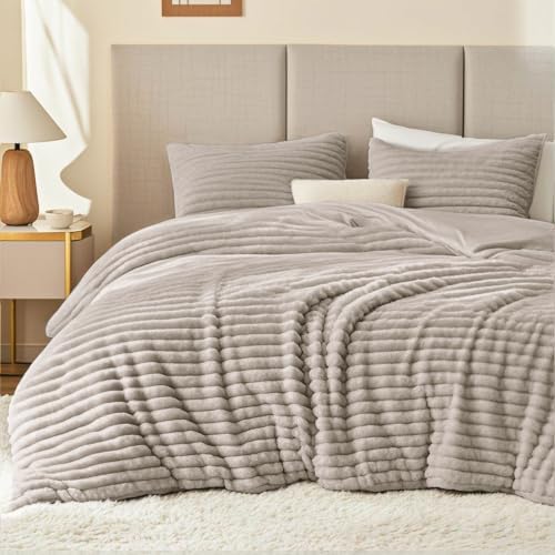 EXQ Home Fluffy Comforter Set Full Size, 3 Pieces Bed Set by EXQHomeTexitleCoLtd