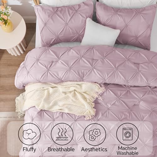 BEDELITE King Comforter Set Light purple, Fluffy & Soft Comforter - Image 5