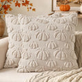 MIULEE Fall Decor Pillow Covers 20x20 Set of 2 Pumpkin Beige by MIULEE