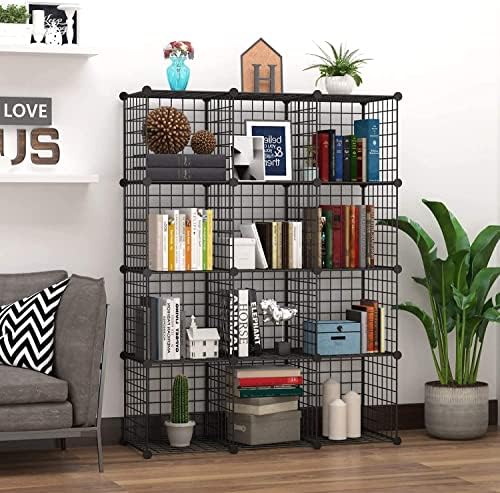HUBSON Wire Cube Storage Organizer, Book/Toy/Craft/Potted Plants and petCloset - Image 2