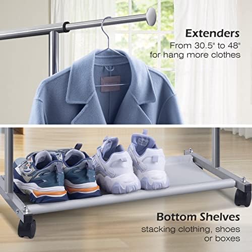MISSLO Short Clothing Racks for Hanging Clothes - Image 5