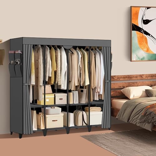 Wardrobe Closet, Quick and Easy Assembly - Image 2