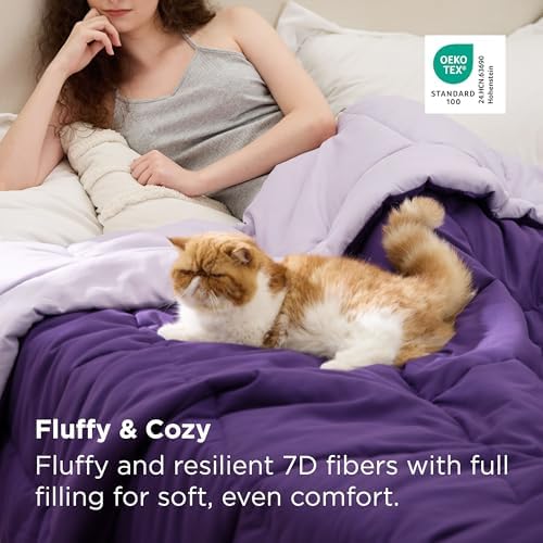 Bedsure Comforter King Size Duvet Insert Bedding Quilte - Image 3
