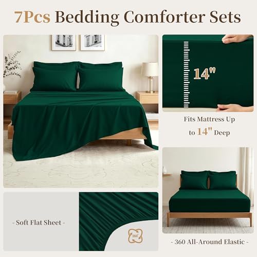 King Comforter Set 7 Piece - Image 4