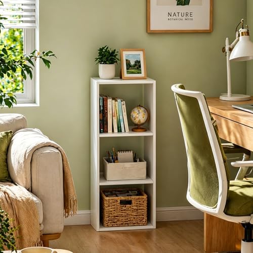 3 Cube Shelf with Anti-Tipping Kits + Reversible Open Back Bookcase - Image 5