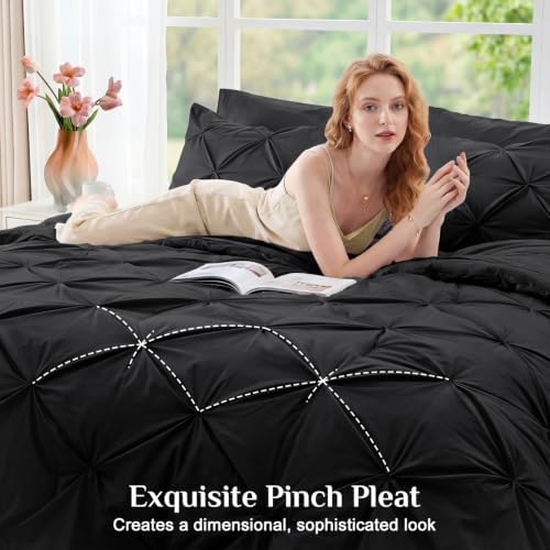 JOLLYVOGUE King Size Comforter Set 7 Pieces - Image 4