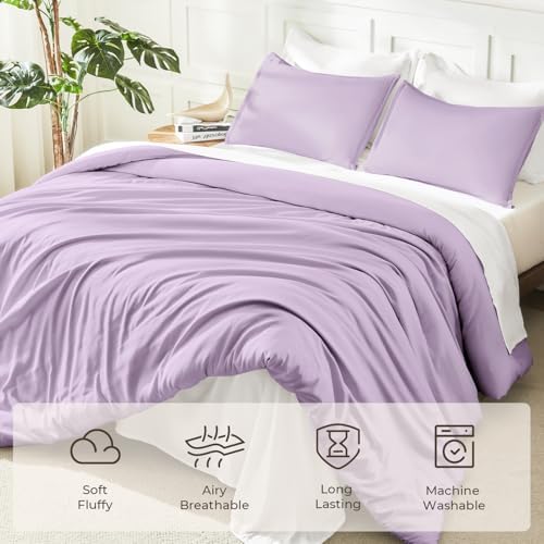 Litanika Lavender Twin XL Comforter Set, 2 Pieces Extra Long Dorm Bedding - Image 3