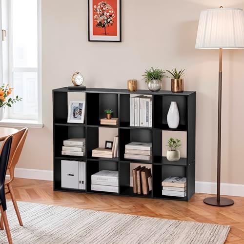 12 Cube Storage Organizer, Storage Shelf Organizer Bookshelf - Image 2