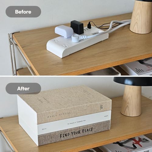 Book Shape Decorative Cable Management Box - Image 5