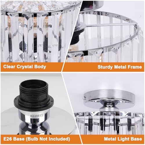 FRIDEKO HOME Crystal Ceiling Light - Image 4