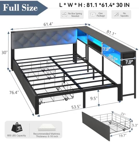 Full Size Corner Bed Frame - Image 3