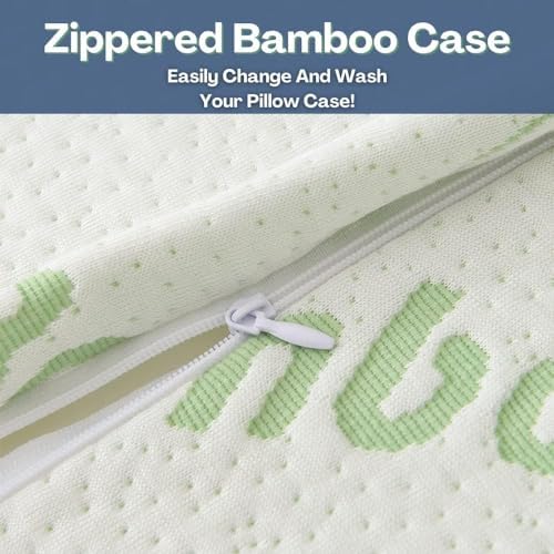 Rayon Derived from Bamboo Pillows Standard Size Set of 2 - Image 6