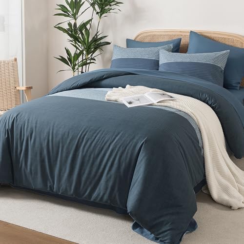 Andency Queen Comforter Set, Haze Blue, 7 Pieces - Image 2