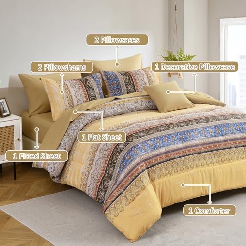 Cottolester Boho King Comforter Set - Image 2