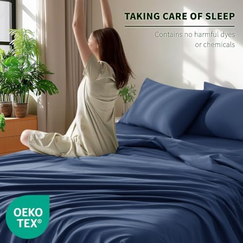 100% Egyptian Cotton Sheet Set 4 Piece, Luxury 1000 Thread Count - Image 7