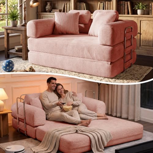 Convertible Sofa Bed, Boneless Couch by BSHOMGI