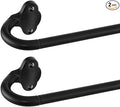 TVWOO 2 Pack Wrap Around Curtain Rods, 5/8 Inch Adjustable Blackout Curtain Rod by TVWOO