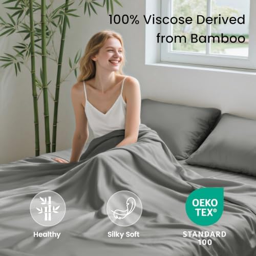 Love's cabin 100% Rayon Derived from Bamboo, Queen Sheets, 4 Pieces - Image 2