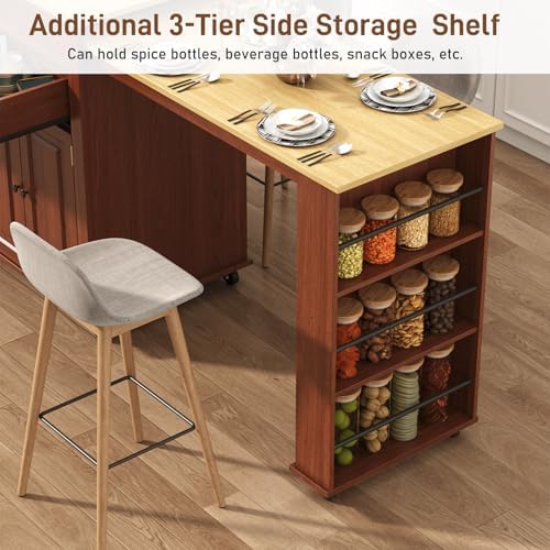 80"-48" Extendable Kitchen Island - Image 5