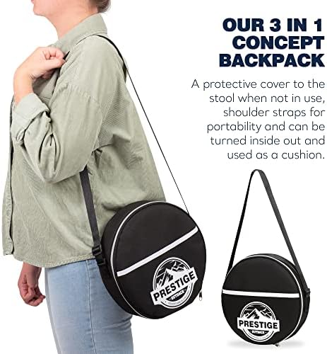 3-in-1 Cushion Carry Case for Round Telescopic Stools, Collapsible Stool Chair - Image 2