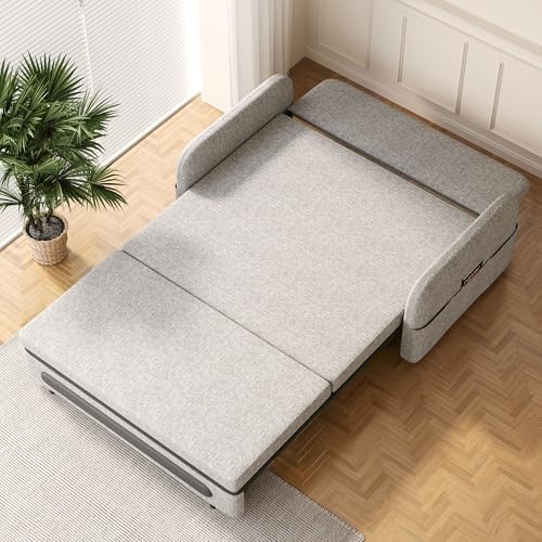 61.1" W Convertible Pull-Out Sofa Bed Couch - Image 4
