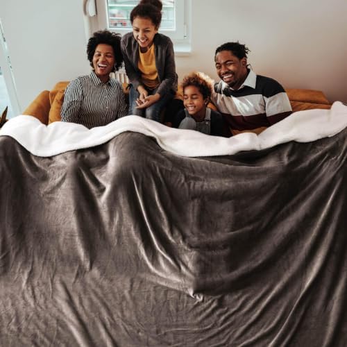Bedsure GentleSoft Sherpa Fleece Cal King Blankets - Image 2