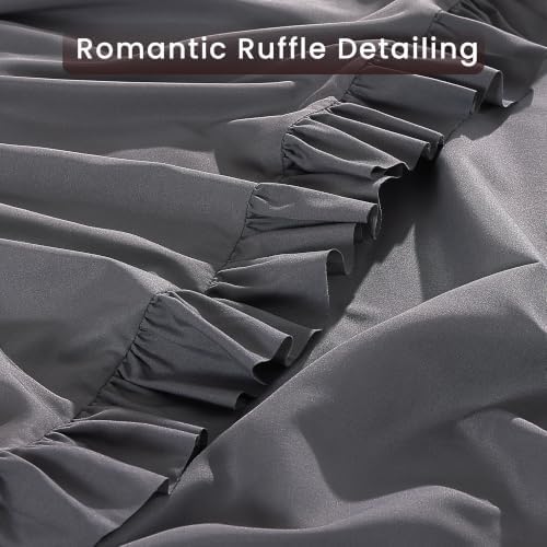 ROSE&RISY Queen Ruffle Sheet Set 4 Piece - Image 5