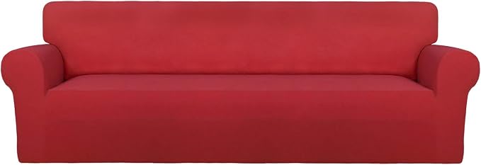 PureFit Super Stretch 4 Seater Sofa Slipcover – Spandex Non Slip Soft Couch by PureFit
