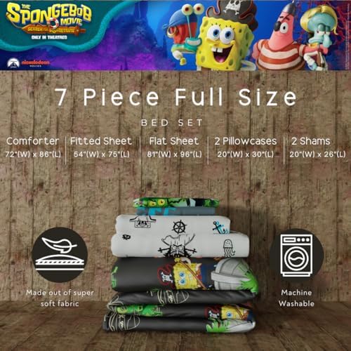 Spongebob Squarepants Movie Kids Full Size Bedding Set - Image 4