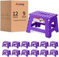 9 Inch Folding Step Stool, Portable Collapsible Plastic, Non Slip Foldable Step by ACSTEP