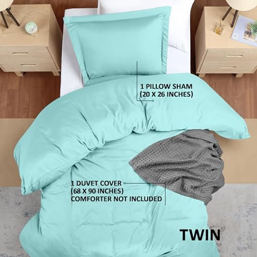 Duvet Cover Twin, 2 Piece Set, Extra Soft - Image 2
