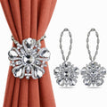 2PCS Magnetic Curtain Tiebacks Clips Holder Holdbacks Rope Tie Backs Buckle by Mikomer