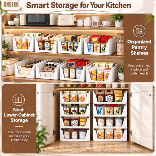 Upgraded 8 Pack Closet Organizers and Storage, Stackable Closet Bins - Image 5