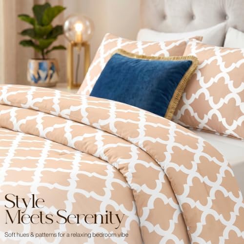 Utopia Bedding 3 Pc King Comforter Set, Printed Comforter - Image 6