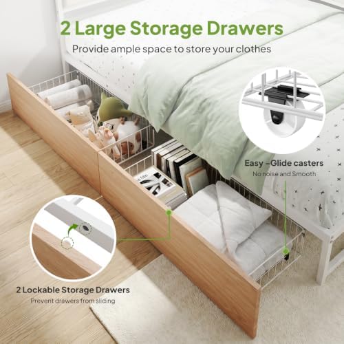 Welzona Twin Corner Bed Frame - Image 6