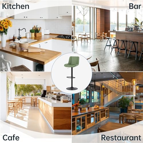 SUNLEI Swivel Swivel Bar Stools Set, Barstools Counter Height - Image 3