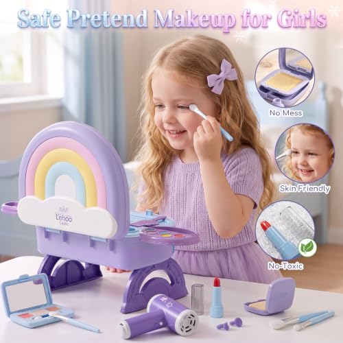 Lehoo Castle Toy Vanity with Makeup Set - Image 6