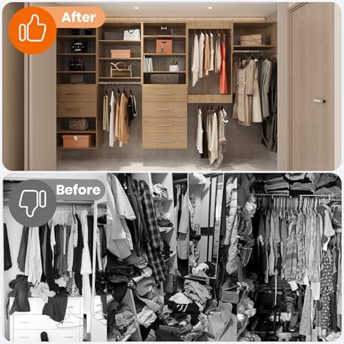 ROOMTEC 19.5" Medium Hanging Closet Unit, Modular Closet System - Image 6