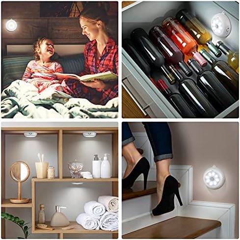 Reoshine Motion Sensor Light Indoor AA Battery Operated, Under Cabinet Lighting - Image 6
