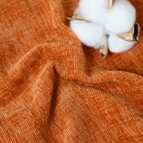 CaliTime Fall Decorative Throw Pillow Covers 26 X 20 Inches Burnt Orange - Image 2