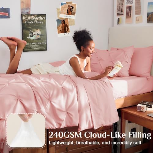 JOLLYVOGUE Twin Comforter Set 5 Pieces - Image 2