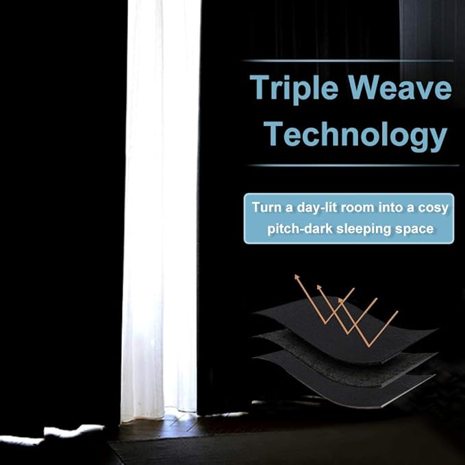 RYB HOME RV Curtains for Camper Windows, Mini Small Thermal Insulated Sunlight - Image 7