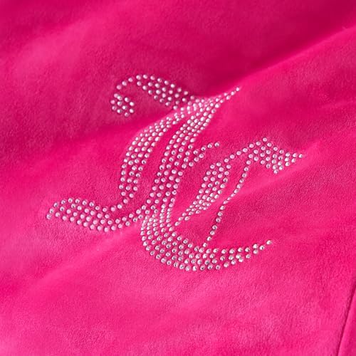 Juicy Couture Hot Pink Velour King Comforter Set - Image 4