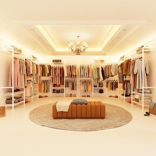 H6 Wall Mounted Closet System, Industrial Pipe Clothes Rack - Image 3