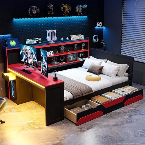 Full Size Corner Bed Frame, Full Size Corner Bed Frame by OYUMOENTS