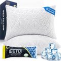BETU Enhanced Cooling Pillows Queen Size Set of 2, Shredded Memory Foam Cool by BETU