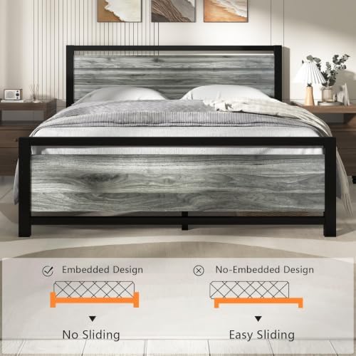 IMMERSTABLE Queen Metal Bed Frame - Image 6