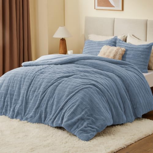 BEDELITE Faux Fur Twin/Twin XL Comforter Set, Fluffy Bed Set - Image 2