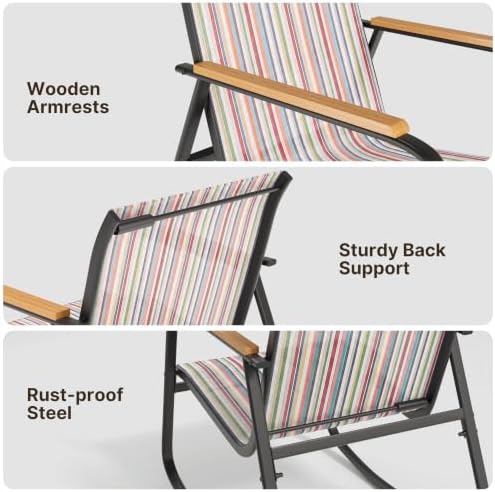 4-Piece Patio Furniture Set, Textile Conversation Set - Image 6