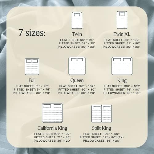 LuxClub 5 PC Split King Size Sheet Set Bed Sheets, Breathable Luxury Sheets - Image 4